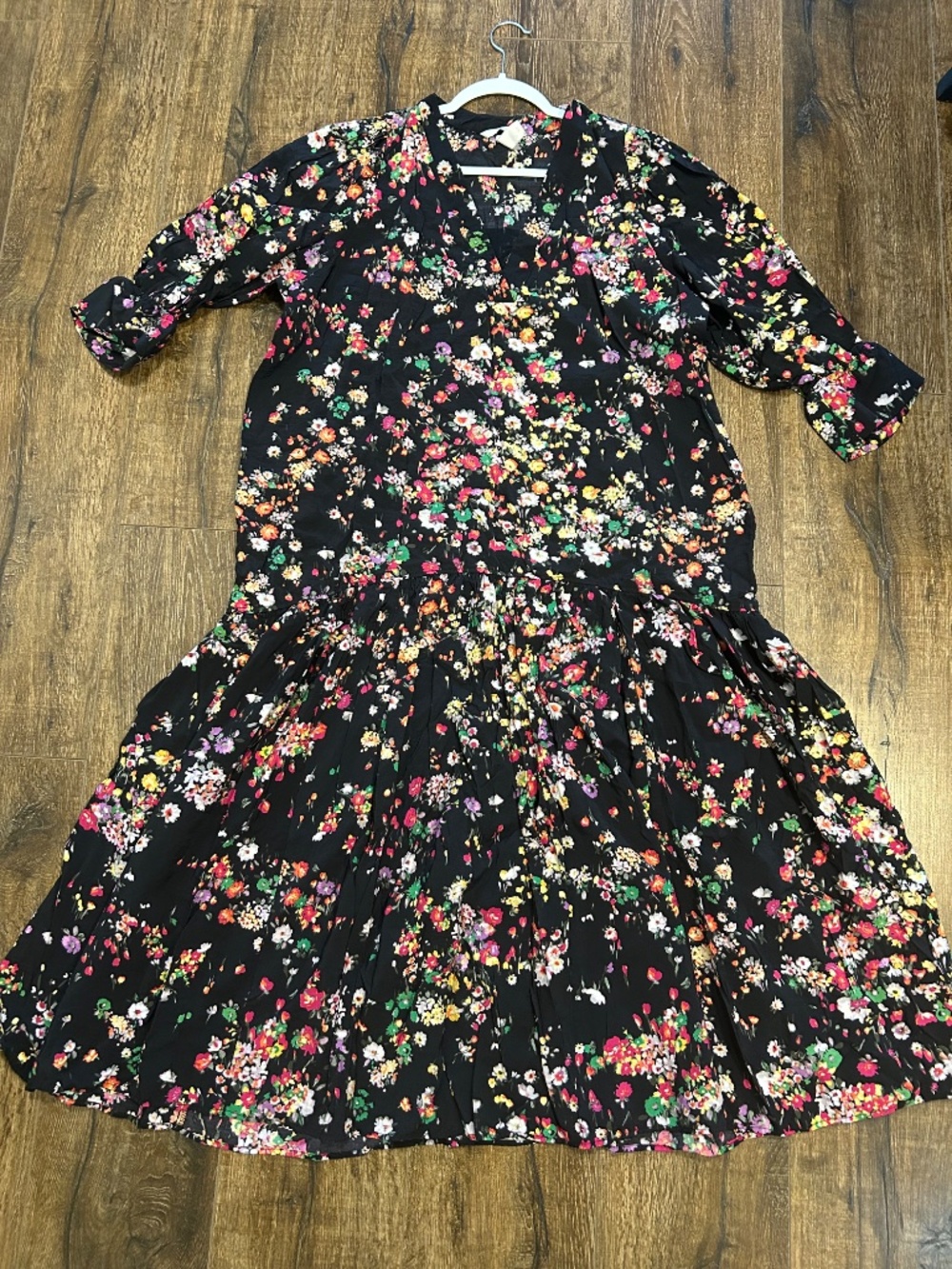 H&M Black Floral Maxi Dress - Picture 5 of 14